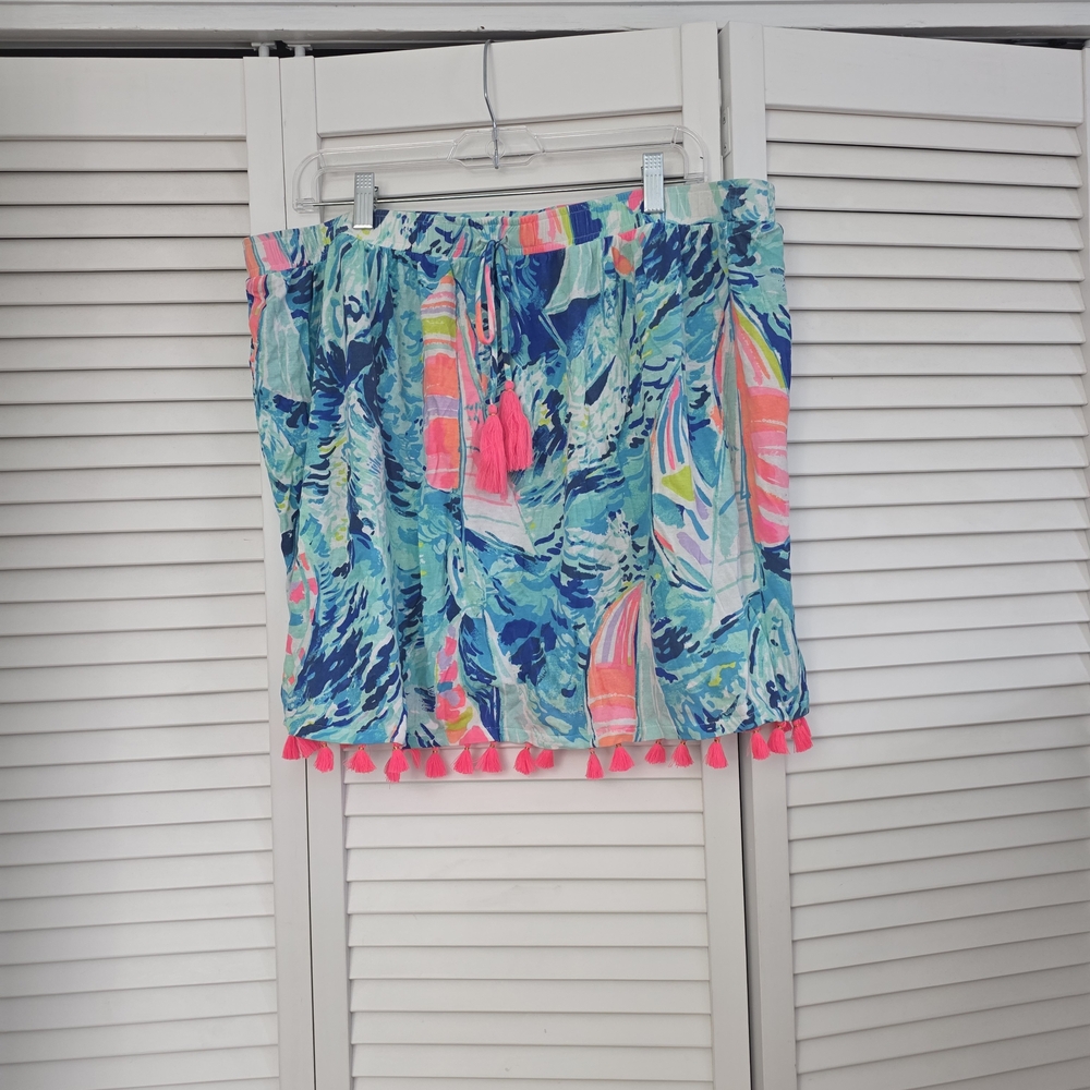 Lilly Pulitzer Palma Tube Top In Hey Bay Bay